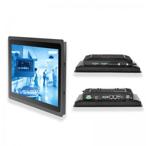 17.3 inch fanless industrial panel mount pc touch screen