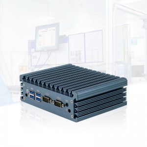 Fast heat dissipation mini industrial control mainframe, optional I3 I5 I7 J6412