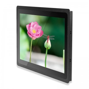 Optional embedded, desktop, wall mounted, cantilever type industrial touch screen display