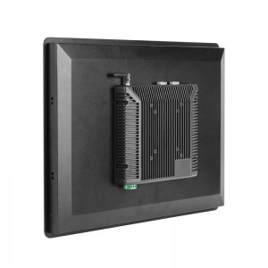 17.3 inch fanless industrial panel mount pc touch screen