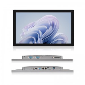 23.6 inch j4125 j1900 fanless wall-mounted embedded screen panel all in one pc