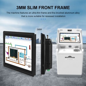 Customised 15.6 inch industrial touch screen monitor