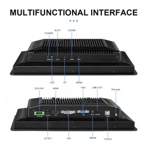 Customised 15.6 inch industrial touch screen monitor