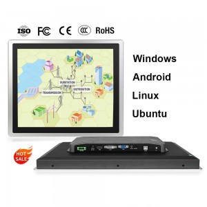 18.5 inch lcd hdmi touchscreen wall mount capacitive embedded industrial touch screen monitors