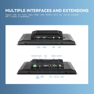 ip65 waterproof fanless 12.1″ industrial panel pc with Linux Win Embedded Industrial Touch Screen Panel Pc