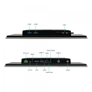21.5 inch J4125 Wall-mounted industrial panel PC